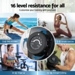 Everfit 16 Level Magnetic Rowing Machine for Home with App Connect Walnut - Image 6
