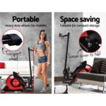 Everfit Rowing Machine Rower Magnetic Resistance Exercise Gym Home Cardio Red - Image 7