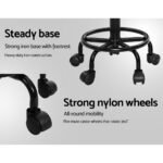 Artiss 2x Salon Stool Saddle Swivel Chair - Image 6