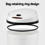 Devanti Sensor Bin Motion Rubbish Bins Kitchen Automatic Trash Can White 9L - Image 5