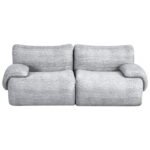 Artiss 2 Seater Sofa Modular Sectional Sofas Couch Bed No Assembly Living Room Grey - Image 2