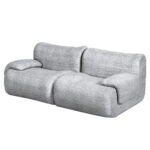 Artiss 2 Seater Sofa Modular Sectional Sofas Couch Bed No Assembly Living Room Grey - Image 4