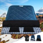 Weisshorn Sleeping Bag Double Pillow Thermal Camping Hiking Tent Blue -10&deg;C - Image 7