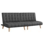 Artiss 2x Sofa Bed Couch Single Seater Fabric Grey
