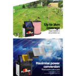 Giantz Fence Energiser 3KM Solar Powered Electric 500M Poly Rope - Image 4