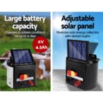 Giantz Fence Energiser 3KM Solar Powered Electric 2000M Poly Tape - Image 6