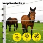Giantz Electric Fence Insulators 200pcs Pinlock Black - Image 4