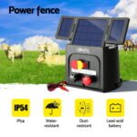 Giantz 8km Electric Fence Energiser PET Solar Energizer 0.3J - Image 4