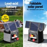 Giantz 8km Electric Fence Energiser PET Solar Energizer 0.3J - Image 6