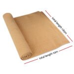 Instahut 90% Shade Cloth 1.83x10m Shadecloth Sail Heavy Duty Beige - Image 2