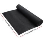 Instahut 90% Shade Cloth 1.83x20m Shadecloth Sail Heavy Duty Black - Image 2