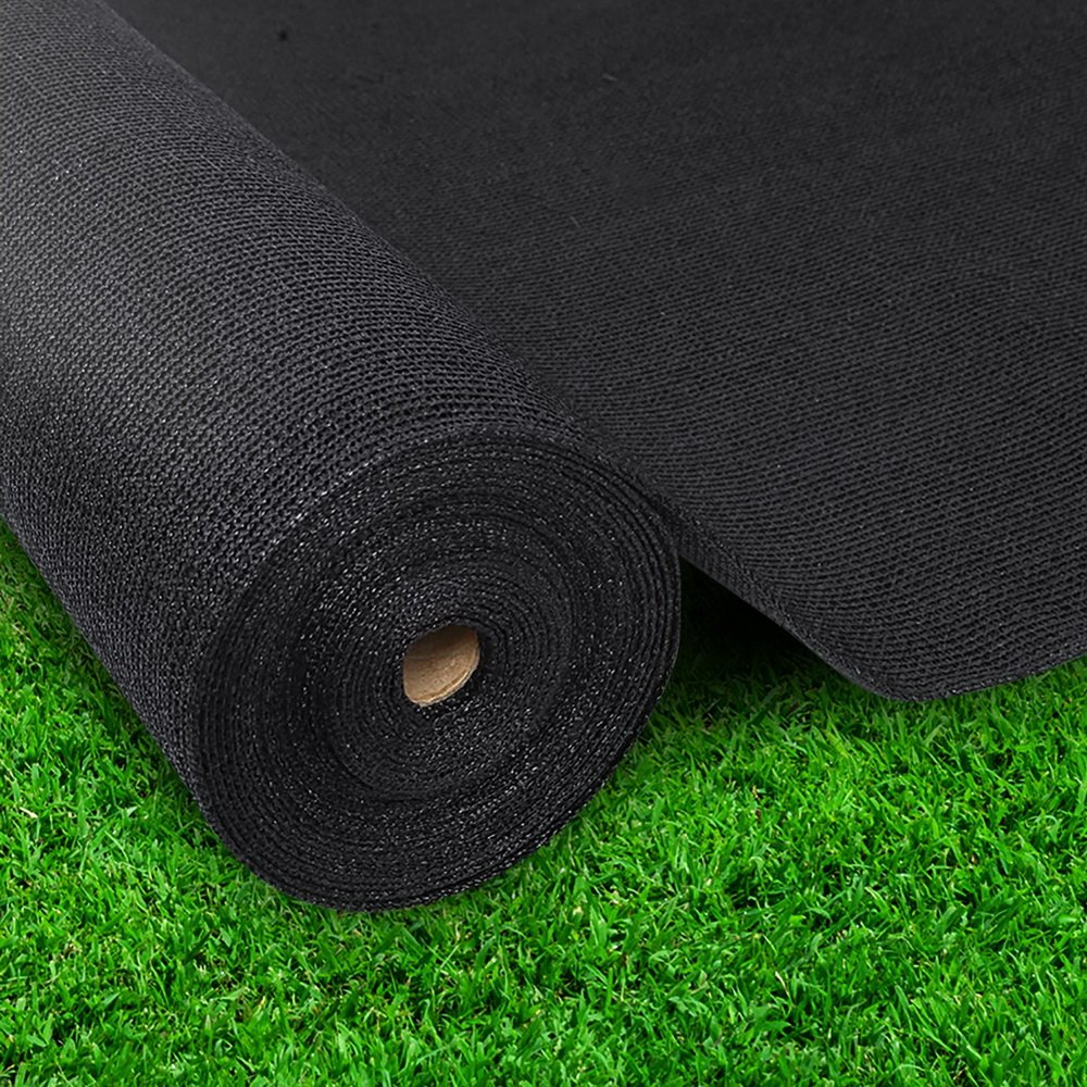 SH-CL-183X300-195-BK-202502281918-00 Instahut 90% Shade Cloth 1.83x30m Shadecloth Sail Heavy Duty Black - Image 1