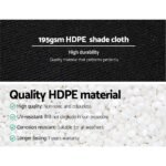 Instahut 90% Shade Cloth 1.83x30m Shadecloth Sail Heavy Duty Black - Image 5