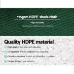 Instahut 70% Shade Cloth 3.66x20m Shadecloth Sail Heavy Duty Green - Image 5