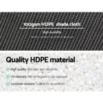 Instahut 50% Shade Cloth 3.66x30m Shadecloth Wide Heavy Duty White - Image 5