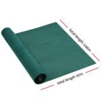 Instahut 50% Shade Cloth 3.66x10m Shadecloth Wide Heavy Duty Green - Image 2