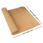 Instahut 90% Shade Cloth 3.66x30m Shadecloth Sail Heavy Duty Beige - Image 2