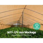 Instahut 90% Shade Cloth 3.66x30m Shadecloth Sail Heavy Duty Beige - Image 6