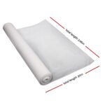 Instahut 90% Shade Cloth 3.66x30m Shadecloth Wide Heavy Duty White - Image 2