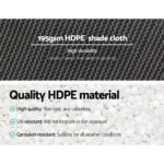 Instahut 90% Shade Cloth 3.66x30m Shadecloth Wide Heavy Duty White - Image 5