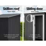 Giantz Garden Shed 1.62x0.86M Sheds Outdoor Storage Tool Workshop House Shelter Sliding Door - Image 5