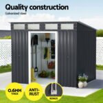 Giantz Garden Shed 2.38x1.99M Outdoor Storage Tool Workshop House Shelter - Image 4