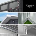 Giantz Garden Shed 2.38x1.99M Outdoor Storage Tool Workshop House Shelter - Image 6