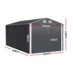 Giantz Garden Shed Sheds Outdoor Storage 3x5.38M Tool Workshop House Shelter - Image 2