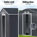 Giantz Garden Shed Outdoor Storage 2.15x1.3M Tool Workshop House Shelter Sliding Door - Image 5