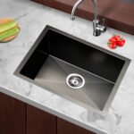 Cefito Kitchen Sink 45X30CM Stainless Steel Basin Single Bowl Black - Image 7