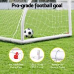 Everfit 12FT Soccer Football Goal Net UPVC Frame with PE Mesh Weatherproof Portable Goals for Backyard Training Competitive Play - Image 4
