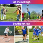 Everfit 3.6M Badminton Tennis Net Portable Volleyball Kit Adjustable Height - Image 5