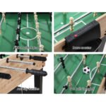 10-in-1 Games Table Soccer Foosball Pool Table Tennis Air Hockey Chess Cards - Image 6