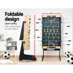 4FT Soccer Table Foosball Football Game Home Family Party Gift Playroom Foldable - Image 6