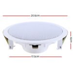 Giantz 6 Inch Ceiling Speakers In Wall Speaker Home Audio Stereos Tweeter 8pcs - Image 2