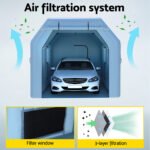 Giantz Inflatable Spray Booth 4X3M Car Paint Tent Filter System Blower - Image 5