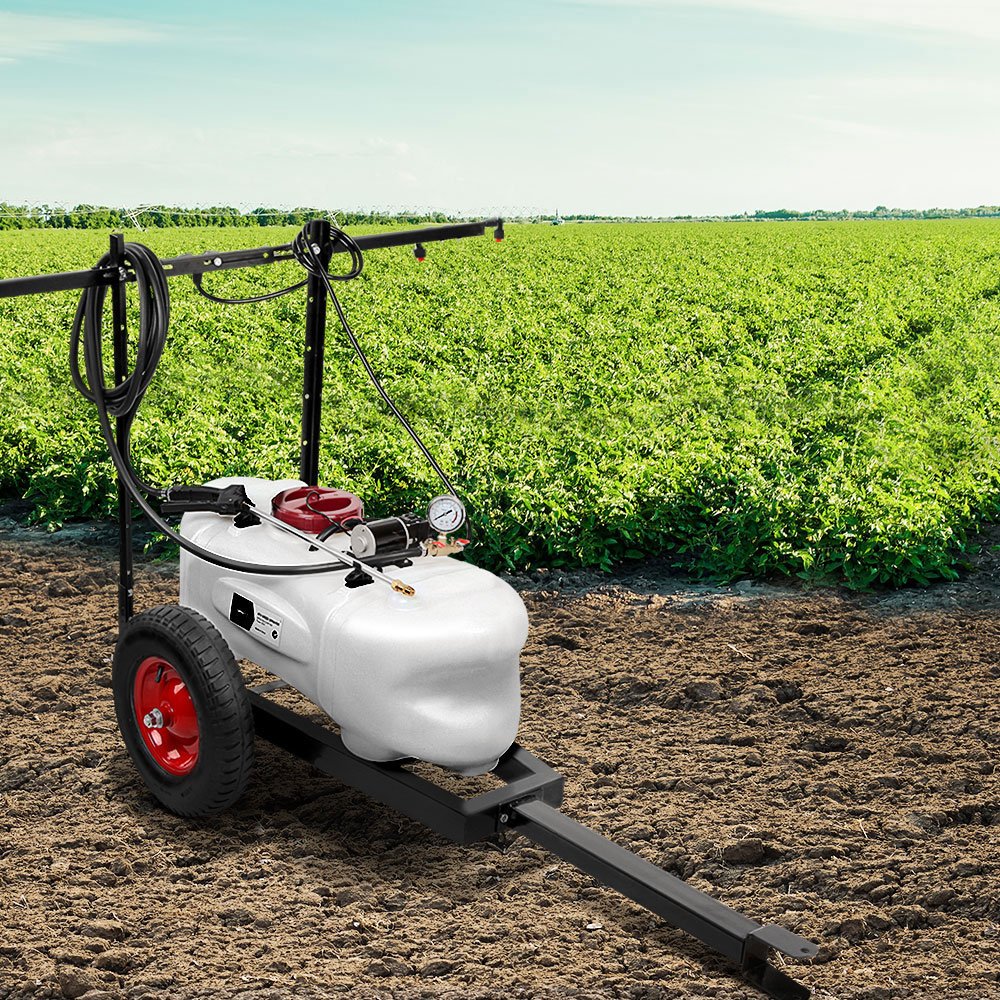 SPRAYER-CART-100L-AB-202502281934-00 Giantz Weed Sprayer 100L Trailer 1.5M Boom Garden Spray - Image 1