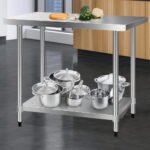 Cefito 1219x610mm Stainless Steel Kitchen Bench 304 - Image 8