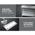 Cefito 1524x610mm Stainless Steel Kitchen Bench 430 - Image 5