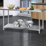 Cefito 1829x610mm Stainless Steel Kitchen Bench 430 - Image 8
