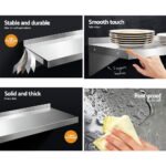 Cefito 1200mm Stainless Steel Kitchen Wall Shelf Mounted Rack - Image 5