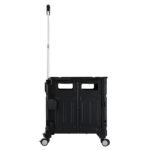 Emajin Shopping Trolley Cart 75L Foldable Black - Image 3