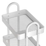 Artiss Storage Trolley Kitchen Cart 4 Tiers White - Image 3