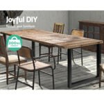 Artiss Metal Table Legs DIY Rectangular 71X65CM Set of 2 - Image 5