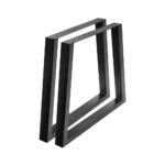 Artiss Metal Table Legs DIY Trapezoid 65X90CM Set of 2 - Image 3