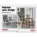 Artiss Metal Table Legs DIY Trapezoid 65X90CM Set of 2 - Image 4