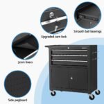 Giantz 3 Drawer Tool Box Chest Cabinet Toolbox Storage Garage Organiser Wheels - Image 6