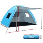 Weisshorn Camping Tent Beach Portable Hiking Sun Shade Shelter Fishing 4 Person - Image 2