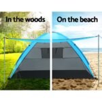 Weisshorn Camping Tent Beach Portable Hiking Sun Shade Shelter Fishing 4 Person - Image 6