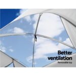 Weisshorn Camping Shower Toilet Tent Outdoor Portable Changing Room Ensuite - Image 3
